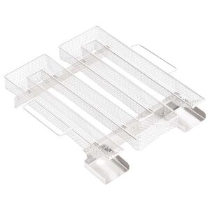 vidaXL Gerador de fumo frio quadrado 22,5 cm a&ccedil;o inoxid&aacute;vel