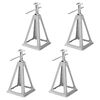ProPlus Conjunto de suportes estabilizadores 4 pcs alum&iacute;nio 360803