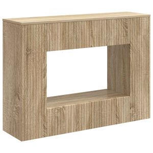 vidaXL Aparador Carvalho Sonoma 101 x 29 x 74 cm Madeira engenheirada