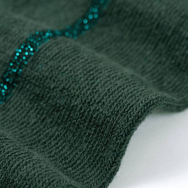 Meias-cal&ccedil;as para crian&ccedil;a verde-escuro 116