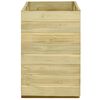 vidaXL Canteiro elevado jardim c/ base 150x50x75 cm pinho impregnado
