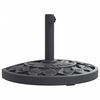 vidaXL Base para guarda-sol p/ postes de &Oslash;38/48 mm 9 kg semicircular