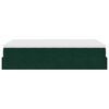 vidaXL Cama otomana com colch&atilde;o 120x190 cm veludo verde-escuro
