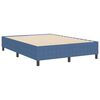 vidaXL Estrado de cama plataforma Azul 140 x 200 cm tecido