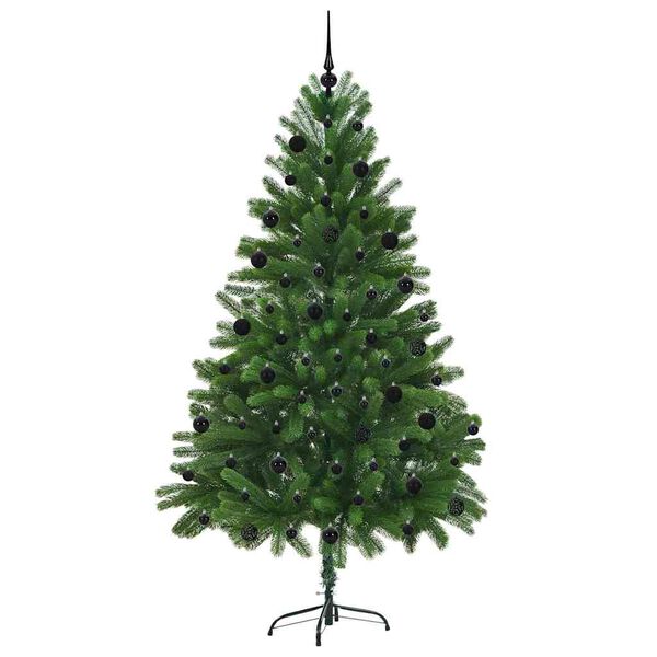 vidaXL &Aacute;rvore de Natal com 300 LEDs com suporte Verde 210 cm PE