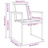 vidaXL ConjuntodeJantarparaJardim 5 pcs Madeira de Teak Sólida