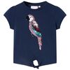 T-shirt infantil azul-escuro 116