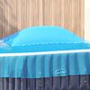 vidaXL Travesseiro de Piscina para o Inverno Azul 380 x 180 x 140 cm