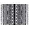 vidaXL Tapete para Outdoor ARAKIL Preto e branco 300 x 400 cm PP