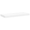vidaXL Prateleiras de parede suspensas 2 pcs 60x23,5x3,8cm MDF branco