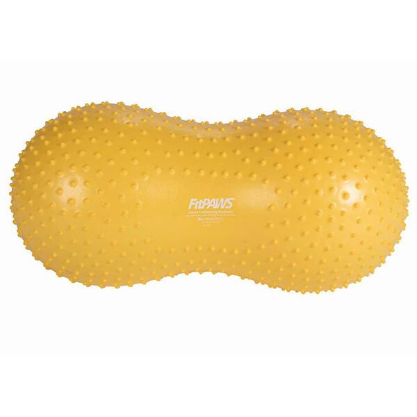 FitPAWS Plataf. equil&iacute;brio animais estima&ccedil;&atilde;o Trax Peanut 40cm amarelo