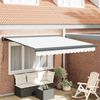 vidaXL Toldo Retr&aacute;til Branco 300 x 250 cm Tecido e Metal
