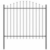 vidaXL Cerca para Jardim 5 pcs Cinzeto 170 x 165 cm A&ccedil;o revestido a p&oacute;