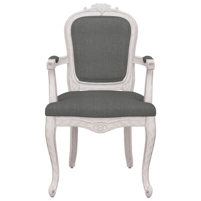 vidaXL Cadeira de jantar 62x59,5x100,5 cm tecido cinzento-escuro