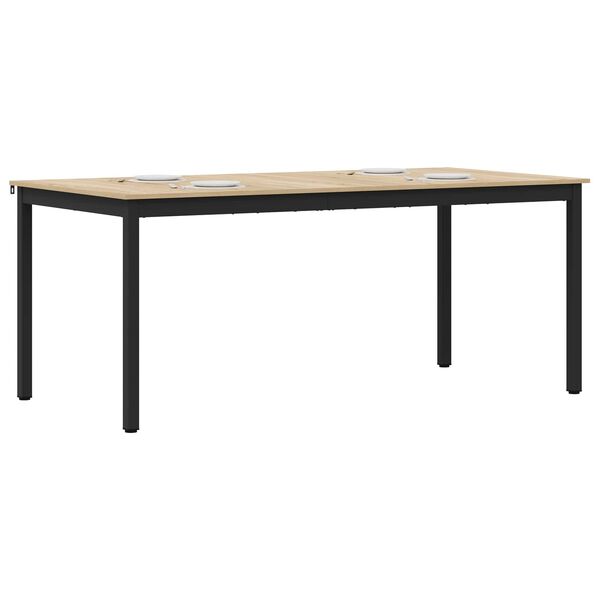 vidaXL Mesas de jantar Madeira processada