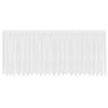 vidaXL Cortina de Renda com cortinas Branco 180 x 600 cm Poli&eacute;ster