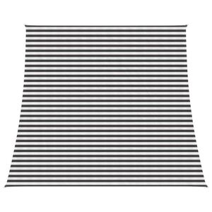 vidaXL Vela de Sombra 4 / 5 x 4 m HDPE Retangular Antracite e Branco