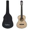 vidaXL Guitarra cl&aacute;ssica iniciantes/crian&ccedil;as c/ saco 1/2 34" t&iacute;lia