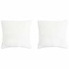 vidaXL Almofada 2 unid. 65 x 65 cm Fibra de bambu Branco