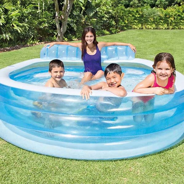 Intex Piscina insuflável Family Lounge Pool 57190NP