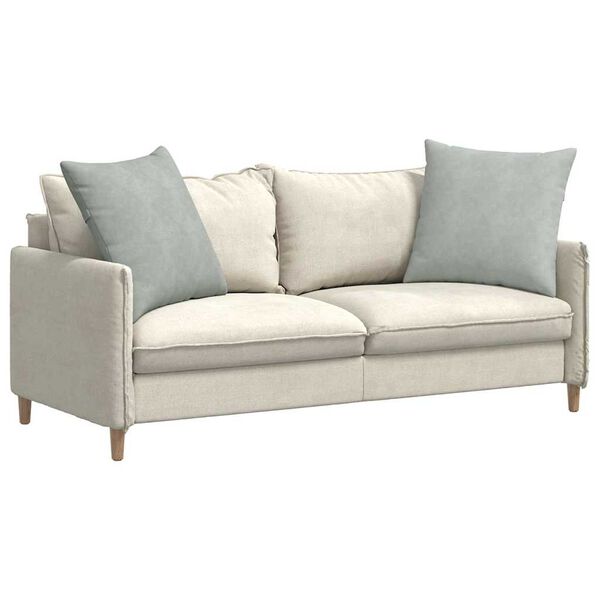 vidaXL Travesseiros de Sof&aacute; 2 pcs Cinzento-claro 80 x 80 cm