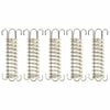 vidaXL Fixadores de mola p/ para-sol estilo vela 5 pcs a&ccedil;o inoxid&aacute;vel