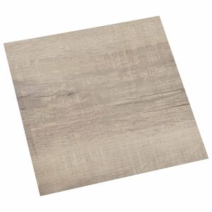 vidaXL Pranchas de Piso Cinzento-acastanhado 5,11 m&sup2; 55 unid. PVC
