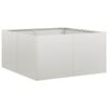 vidaXL Plantador 80x80x40 cm A&ccedil;o Inoxid&aacute;vel