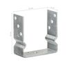 vidaXL &Acirc;ncoras de veda&ccedil;&atilde;o 12 pcs 14x6x15 cm a&ccedil;o galvanizado prateado
