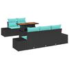vidaXL Conjunto de Jantar para Jardim 6 unid. 5-N&uacute;mero de lugares