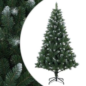vidaXL &Aacute;rvore de Natal Artificial 120 cm PVC e Metal Verde
