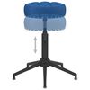 vidaXL Cadeiras de jantar girat&oacute;rias 2 pcs veludo azul