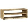 vidaXL Gabinete para TV 100 x 32 x 36 cm Madeira de mangueira maci&ccedil;a