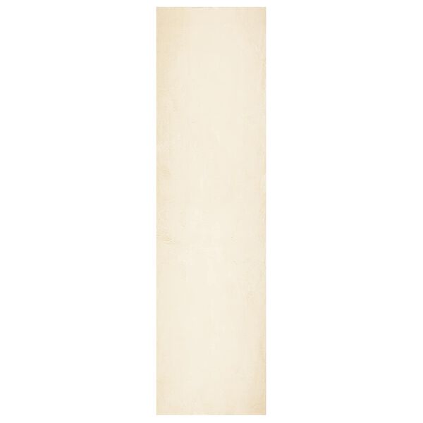 vidaXL Tapetes de &aacute;rea Retangular HUARTE Creme 750 x 80 cm Poli&eacute;ster