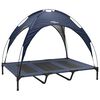 vidaXL Cama para Cachorro Manual Azul Marinho 122 x 93 x 106,5 cm A&ccedil;o