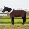 vidaXL Cobertor de Cavalo Marrom Escuro Completo 75 cm Fleece polar