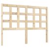 vidaXL Cabeceira de cama 125,5x4x100 cm pinho maci&ccedil;o