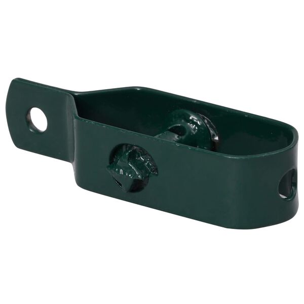 vidaXL Tensores de arame para cerca 250 pcs 90 mm a&ccedil;o verde