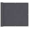 vidaXL Tela de varanda 90x800 cm 100% poli&eacute;ster oxford antracite