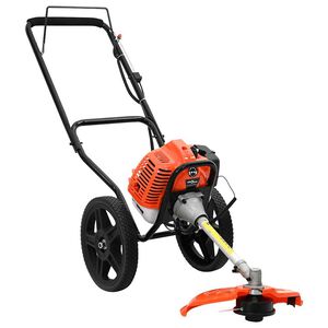 vidaXL Cortador de escova com rodas Laranja 52 cc 1,45 kW