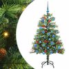 vidaXL &Aacute;rvore de Natal Artificial Verde 150 cm PVC e Metal
