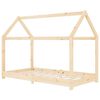 vidaXL Estrutura de cama p/ crian&ccedil;as 70x140 cm madeira de pinho maci&ccedil;a