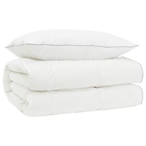 vidaXL Conjunto de Edred&atilde;o 90% Penas de Ganso FULDA 2 unid. 310 GSM