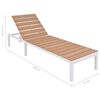 vidaXL 5 pcs conjunto lounge p/ jardim com almofadas alum&iacute;nio e WPC