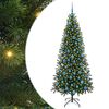 vidaXL &Aacute;rvore de Natal Artificial Verde 180 cm PE e PVC