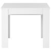 vidaXL Mesa de jantar extens&iacute;vel 175x90x75 cm branco brilhante