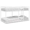 vidaXL Beliche sem colch&atilde;o 90x190 cm a&ccedil;o branco