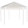 vidaXL Tenda festas pop-up hexagonal 6 paredes 3,6x3,1 m branco creme