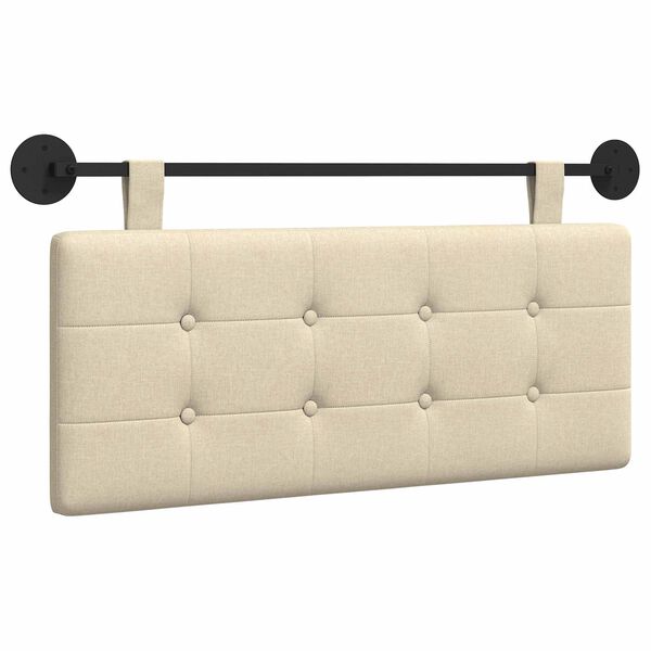 vidaXL Cabeceira Suspensa Montado na parede tecido