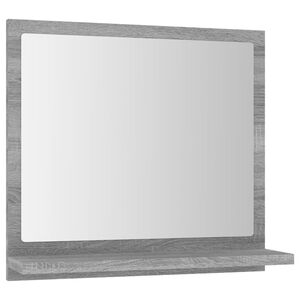 vidaXL Espelho WC 40x10,5x37 cm derivados de madeira sonoma cinza